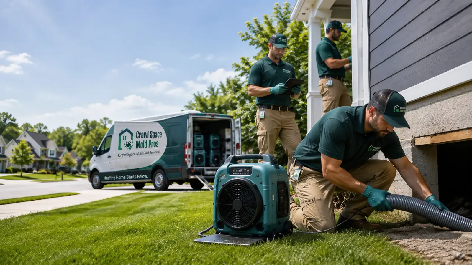 Crawl Space Mold Removal in Murdock, IL